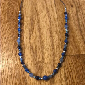 Blue Long Necklace